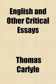 English and Other Critical Essays
