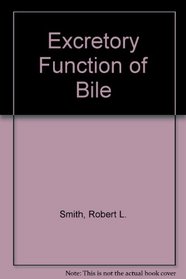 Excretory Function of Bile