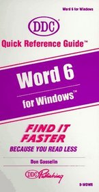 Word 6 for Windows (Quick Reference Guide)