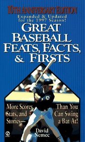 Great Baseball Feats, Facts & Firsts (Great Baseball Feats, Facts & Firsts)