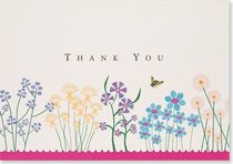 Sparkly Garden Thank You Notes (Stationery, Note Cards)