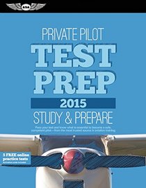 Private Pilot Test Prep 2015 Book and Tutorial Software Bundle (Test Prep series)