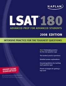 Kaplan LSAT 180, 2008 Edition (Kaplan Lsat 180)