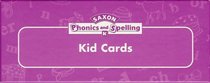 Saxon Phonics & Spelling Kid Cards Grade K w/Storage Classroom Set