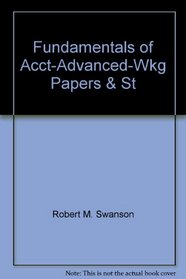Fundamentals of Acct-Advanced-Wkg Papers & St