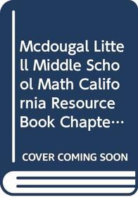 McDougal Littell California Math Algebra 1 Chapter 12 Resource Book (CA)(P)