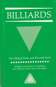 Official Rule Book for All Pocket and Carom Billiard Games, 1990 (Billiards: the Official Rules and Records Book)