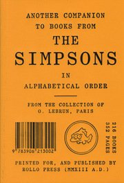 Another Companion to Books from the Simpsons