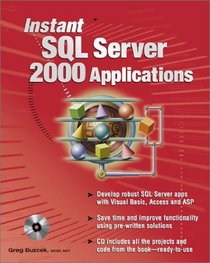 Instant SQL Server 2000 Applications