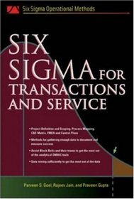 Six Sigma for Transactions and Service (Six Sigma Operational Methods)