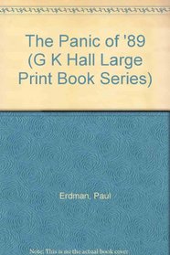 Panic of '89 (G K Hall Large Print Book Series)