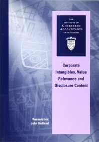 Corporate Intangibles, Value Relevance and Disclosure Content