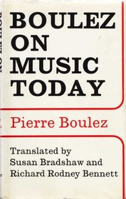 On Music Today (Faber paperbacks)