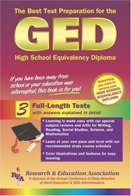 GED  (REA) -- The Best Test Preparation for the GED (Test Preps)