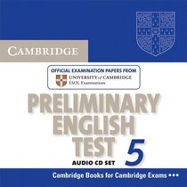 Cambridge Preliminary English Test 5 Audio CD Set (2 CDs) (PET Practice Tests)