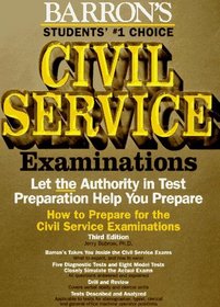 How to Prepare for the Civil Service Examinations: For Stenographer, Typist, Clerk, and Office Machine Operator (Barron's How to Prepare for the Civil Service Examinations)