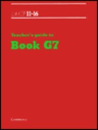 SMP 11-16 Teacher's Guide to Book G7 (School Mathematics Project 11-16)