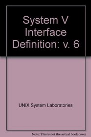 System V Interface Definition: Unix System V