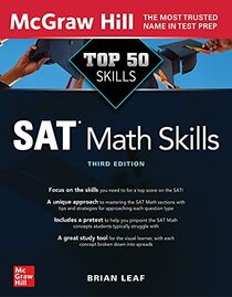 Top 50 SAT Math Skills, Third Edition (Top 50 Skills)