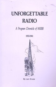 Unforgettable radio: A program chronicle of WKBB, 1933-1941