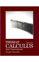 Thomas' Calculus Early Transcendentals, Single Variable with MML/MSL Student Access Code Card (12th Edition)