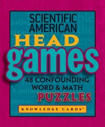Scientific American: Head Games - 48 Confounding Word & Math Puzzles Knowledge Cards Deck