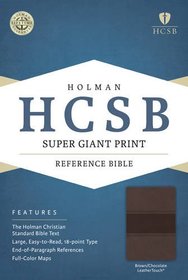 HCSB Super Giant Print Reference Bible (Large Print)