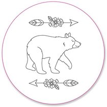 Woodland Embroidery Pattern Transfers (set of 10 hoop designs!)