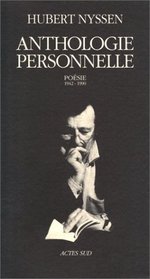 Anthologie personnelle: Poesie, 1942-1990 (French Edition)