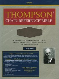 Thompson Chain Reference Bible (Style 517brown) - Large Print KJV - Deluxe Kirvella
