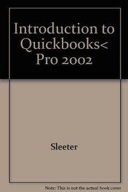 Introduction to QuickBooks Pro 2002