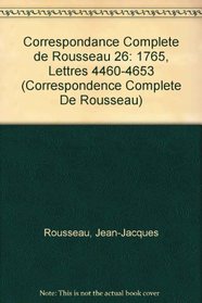 Correspondance Rousseau 26 CB