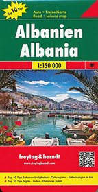 Albania: Euro Cart - Country Map