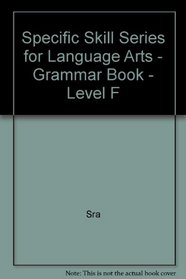 SRA Skill Series: Sss Lang Arts LV F Grammar