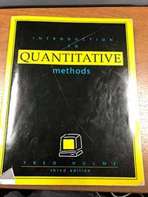 Introduction to Quantitativemethods