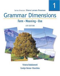 Grammar Dimensions 1, Fourth Edition: Form, Meaning, and Use (Grammar Dimensions)