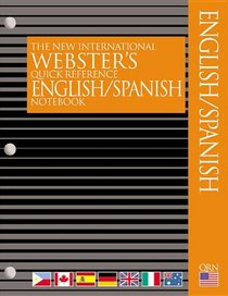 Webster's Quick Reference English/Spanish Notebook