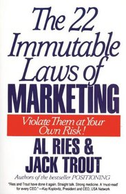 22 Immutable Laws of Marketing: Violate Them at Your Own Risk/Cassette