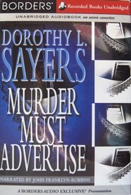 Murder Must Advertise (Lord Peter Wimsey, Bk 10) (Audio Cassette) (Unabridged)