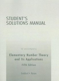 Student's Solutions Manual to Accompany Elementary Number Theory and Its Applications