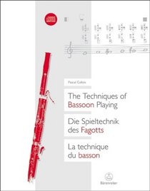 The Techniques of Bassoon Playing (English, German and French Edition)
