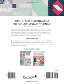 Piece and Quilt with Precuts: 11 Quilts, 18 Machine-Quilting Designs, Start-to-Finish Success!