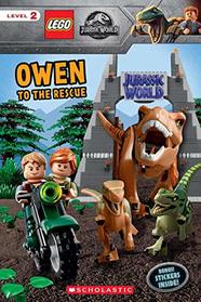 Owen to the Rescue (LEGO Jurassic World: Reader with Stickers)