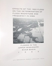 Effects of the 1993 flood  on the determination of flood magnitude and frequency in Iowa