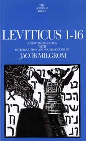 Leviticus 1-16 (The Anchor Yale Bible Commentaries)