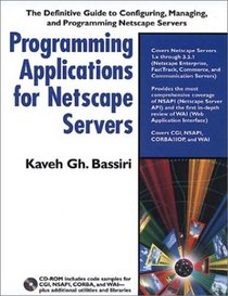 Programming Applications for Netscape Servers