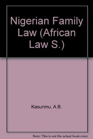 Nigerian Family Law (African Law S)