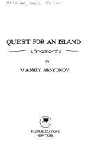 Quest for an Island (PAJ Publications)