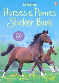 Horses and Ponies Sticker Book (Usborne Sticker Books)
