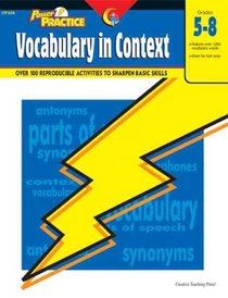 Vocabulary in Context, Gr. 5-8 (Power Practice)